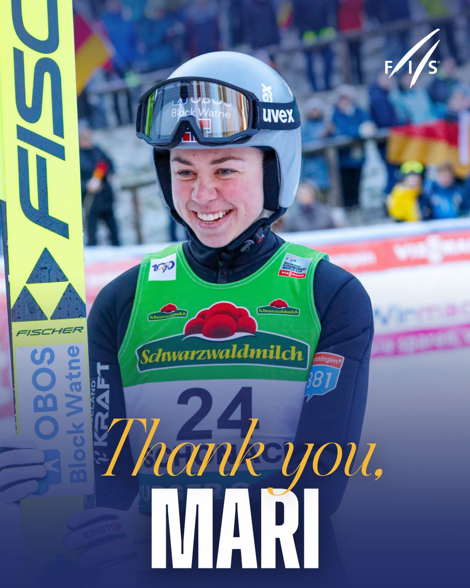 fisnoco's tweet image. Tusen takk Mari!❤️

After a long recovery from a severe knee injury, Marie Leinan Lund🇳🇴 has decided to end her career🥲

Mari has celebrated 2 individual World Cup wins and 12 individual podiums in total🏆

All the best for the future!🫶

#fisnoco #nordiccombined #wintersport