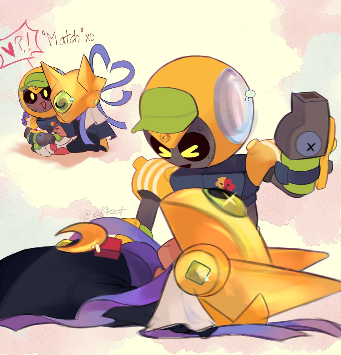 ek4zet's tweet photo. Merecían dibujito por nada más 😔
Que tenían que ver? Pues XD
#Brawlstars #Finxple #Timecheater #MeeplexFinx #Brawlstarsfinx #Brawlstarsmeeple https://t.co/aUcRngpEYz