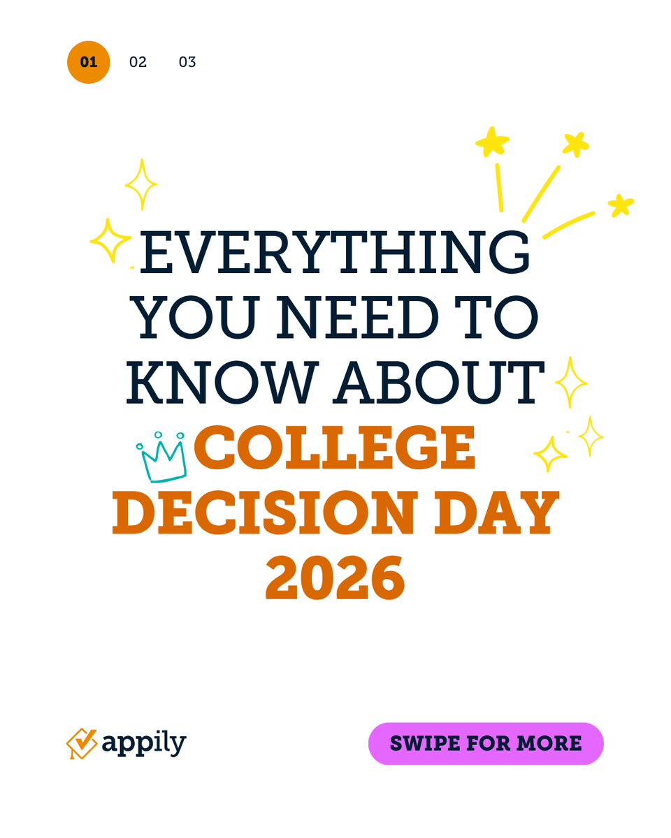 AppilyCom's tweet image. Here is everything you need to know about College Decision Day 🎓🧡  
#DecisionDay #CollegeDecision #CollegeAcceptance #CollegeAdmissions