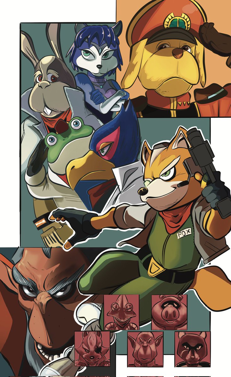 Theggplantfish1's tweet image. Been in a big Star Fox mood recently (can't imagine why.)
#StarFox #nintendo #artㅤㅤㅤㅤ