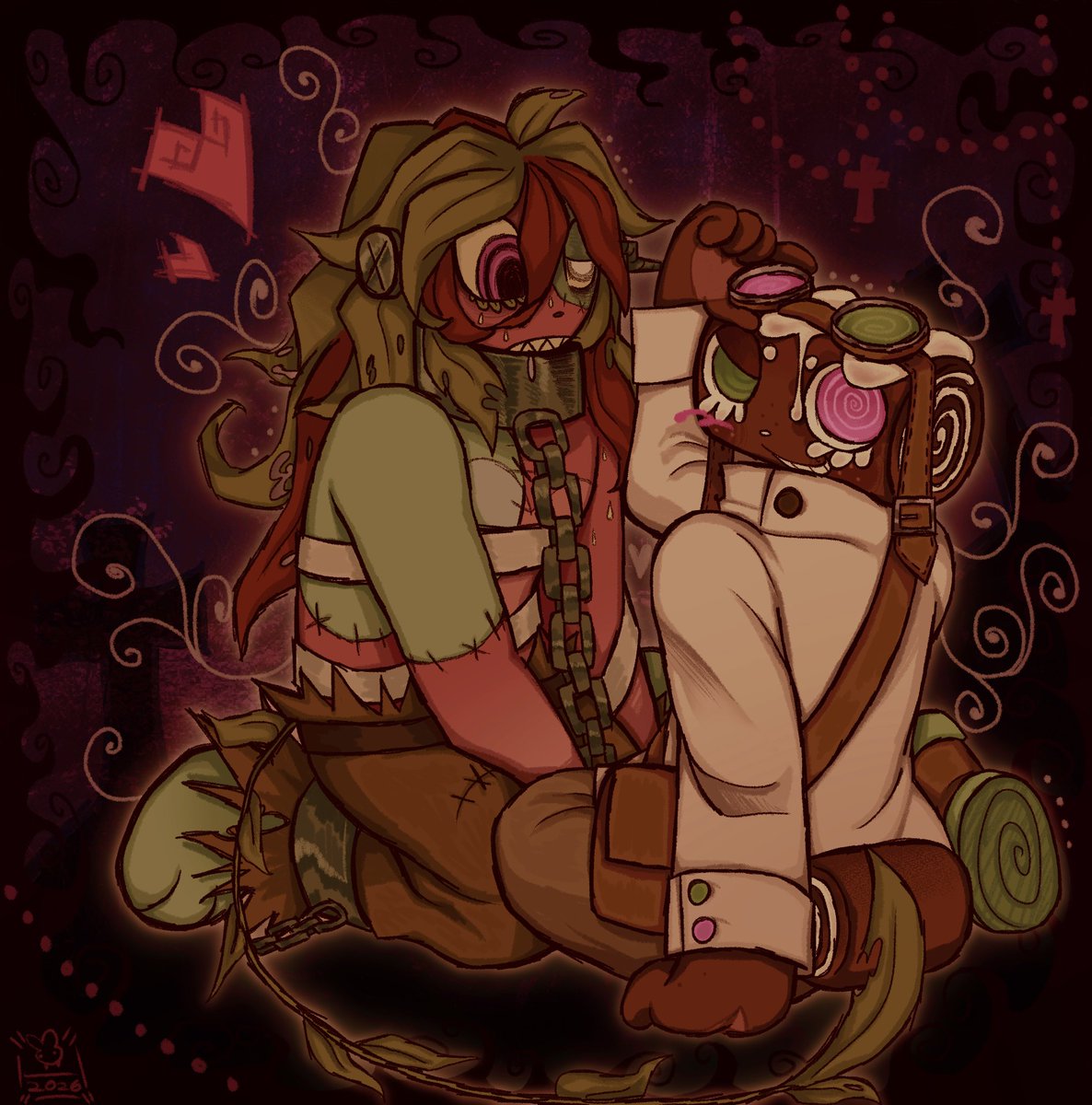 DarknezAngelz's tweet image. evil #fruitcake #dandysworld