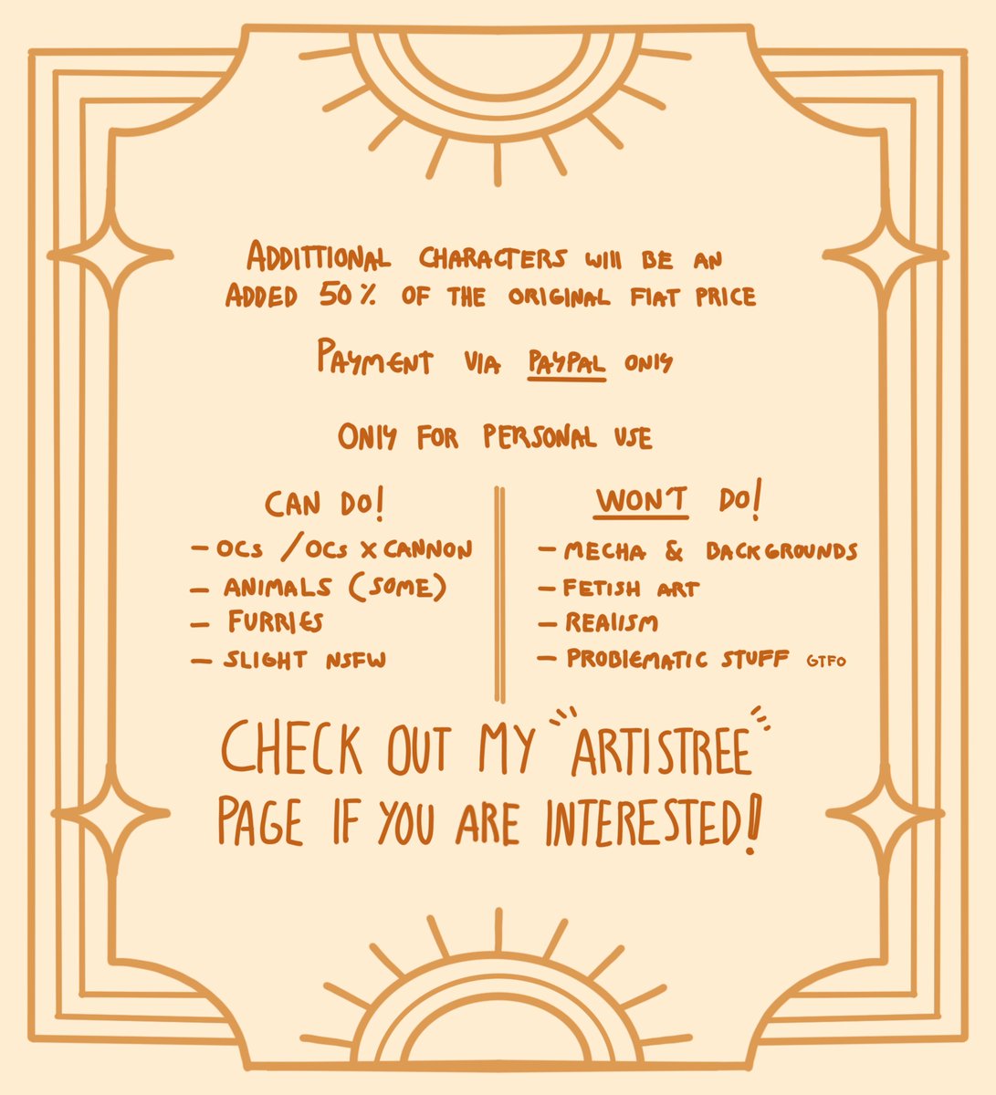 MarComie_'s tweet image. 🍂 COMMISSIONS OPEN🍂
general commissions updated! My art style changed and now it takes me more time 🥲

Artistree Link is in my bio!
#commission #artcommissions  #opencommissions