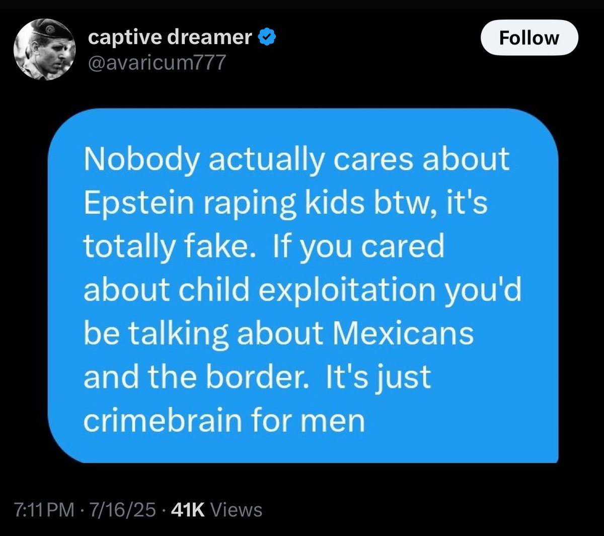 Cara tweet media
