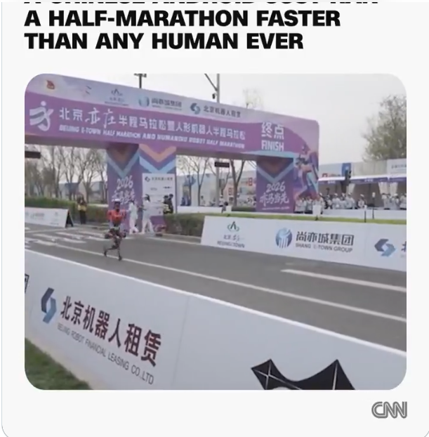 JustDomaining's tweet photo. Honor’s “Lightning” just ran a half-marathon faster than any human — 50:26 autonomous.  

Humanoid racing is officially here.  

Make it your story:  

https://t.co/v19TJuB8u6 
https://t.co/cgm76BLDXN

DM for details.  

 #HumanoidRacing
@BostonDynamics @agilityrobotics https://t.co/Zc5Edx5zqD