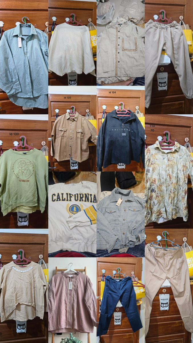 Mau jualin baju-baju aku yg udah ga kepake, mostly masih bagus bagus bgt dan masih baru. 
🧚🏼‍♀️Mostly oversize
🧚🏼‍♀️Dom padang
🧚🏼‍♀️Free ong via 🍊 
💸 negotiable
Detailnya aku drop di rep yah🧚🏼‍♀️