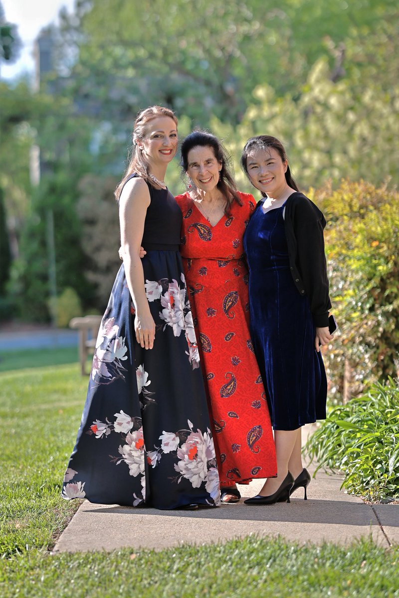 ArditaStatovci's tweet photo. Joy of sharing music &amp; the stage together yesterday at our WCM Faculty Concert w/colleagues Dionne &amp; Yuhe - 3 pianists, three continents (Europe, USA, Asia), six hands on one piano 🎹✨ A beautiful reminder of the power of music to connect us beyond borders. #kosovo #usa #china https://t.co/ZlHak4AwNe