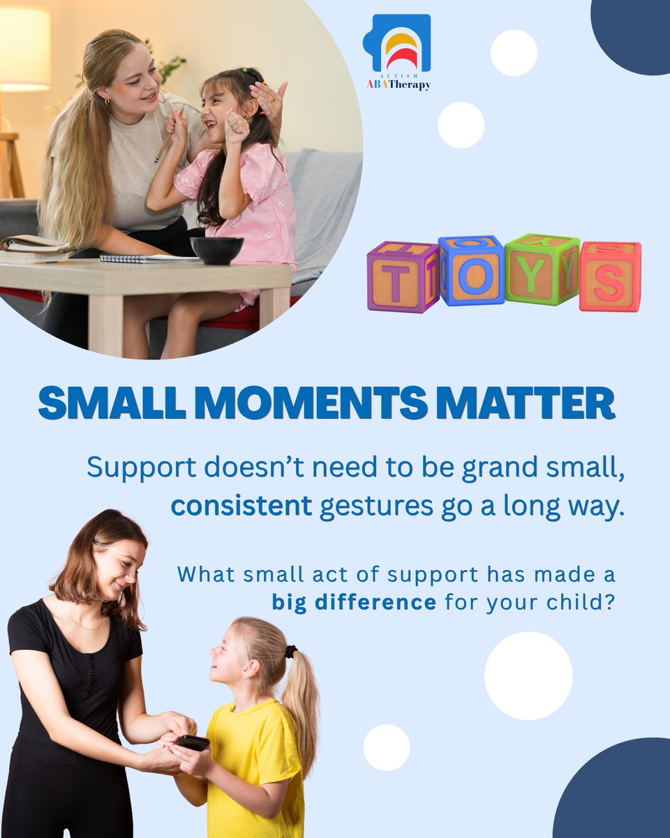 AATherapy8's tweet image. Even the tiniest moments of understanding can change everything for your child. 💛

#AutismSupport #ParentingAutism #EmotionalCare #Neurodiversity #SmallWins