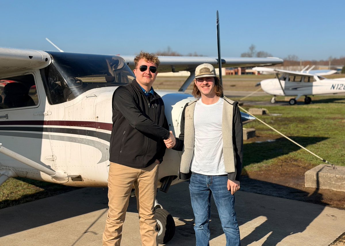 SportysAcademy's tweet photo. Congratulations to @SportysAcademy student Jarod Taylor. Jarod soloed in a single-engine aircraft on March 9, 2026. #FirstSolo https://t.co/dkvDUf4bxb