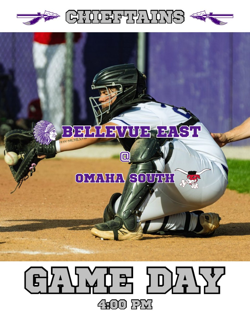 B_EastBaseball's tweet image. 🚨🚨 GAME DAY 🚨🚨

Varsity at Omaha South 4 pm

JV at Omaha South at 6:30 pm

Both games played at Brown Park

#HTK
#BELIEVE