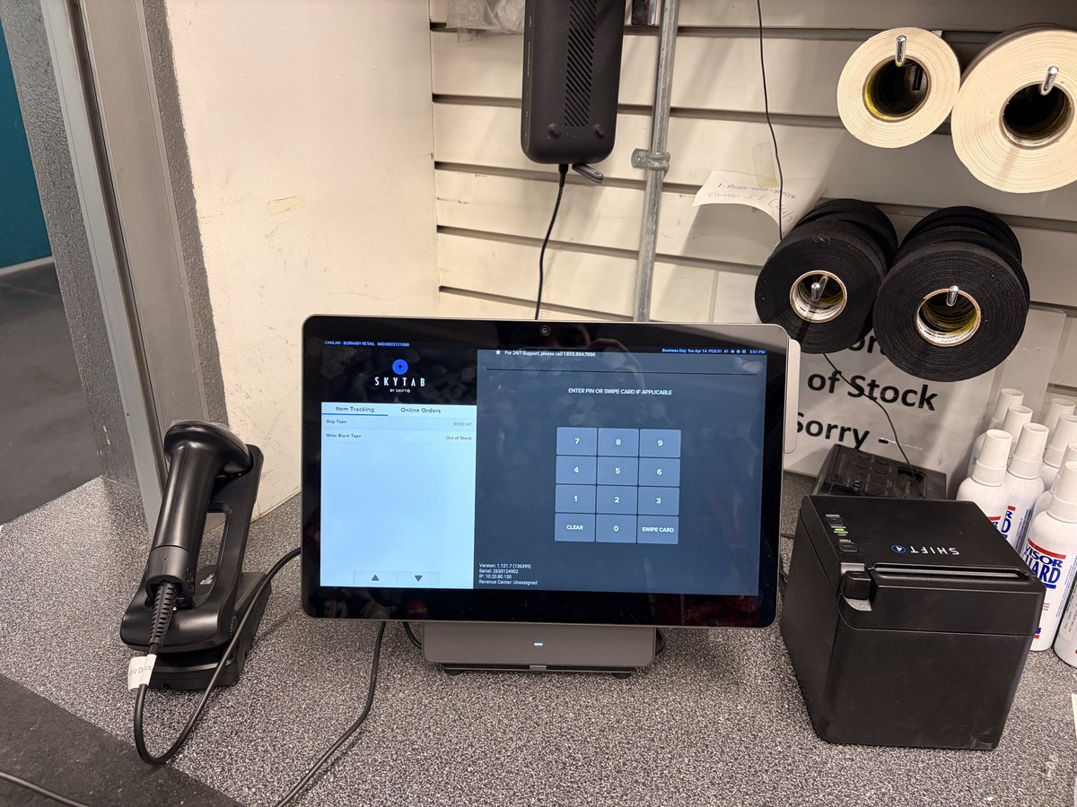 AMohammedShift4's tweet photo. Gear up in Burnaby 🏒  

The retail store at Canlan Sports Burnaby is now powered by @SkyTabPOS from @Shift4 — making it quick and easy to get what you need before hitting the ice.  

From skate sharpening to equipment rentals, they’ve got you covered. https://t.co/HTDIQQNPqd