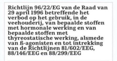 GommersJack's tweet image. IN TEGENSTELLING NEDERLAND is België wel transparant over gebruik in de EU verboden big Pharma #Pfizer farmaceutica en hormonen bij dieren. 
De #corona mutaties naar #covid-19 worden GEHEIM GEHOUDEN.‼️
👉RIVM WEIGERDE naar hoorzitting te komen.‼️
👉Ministerie Economisch Zaken