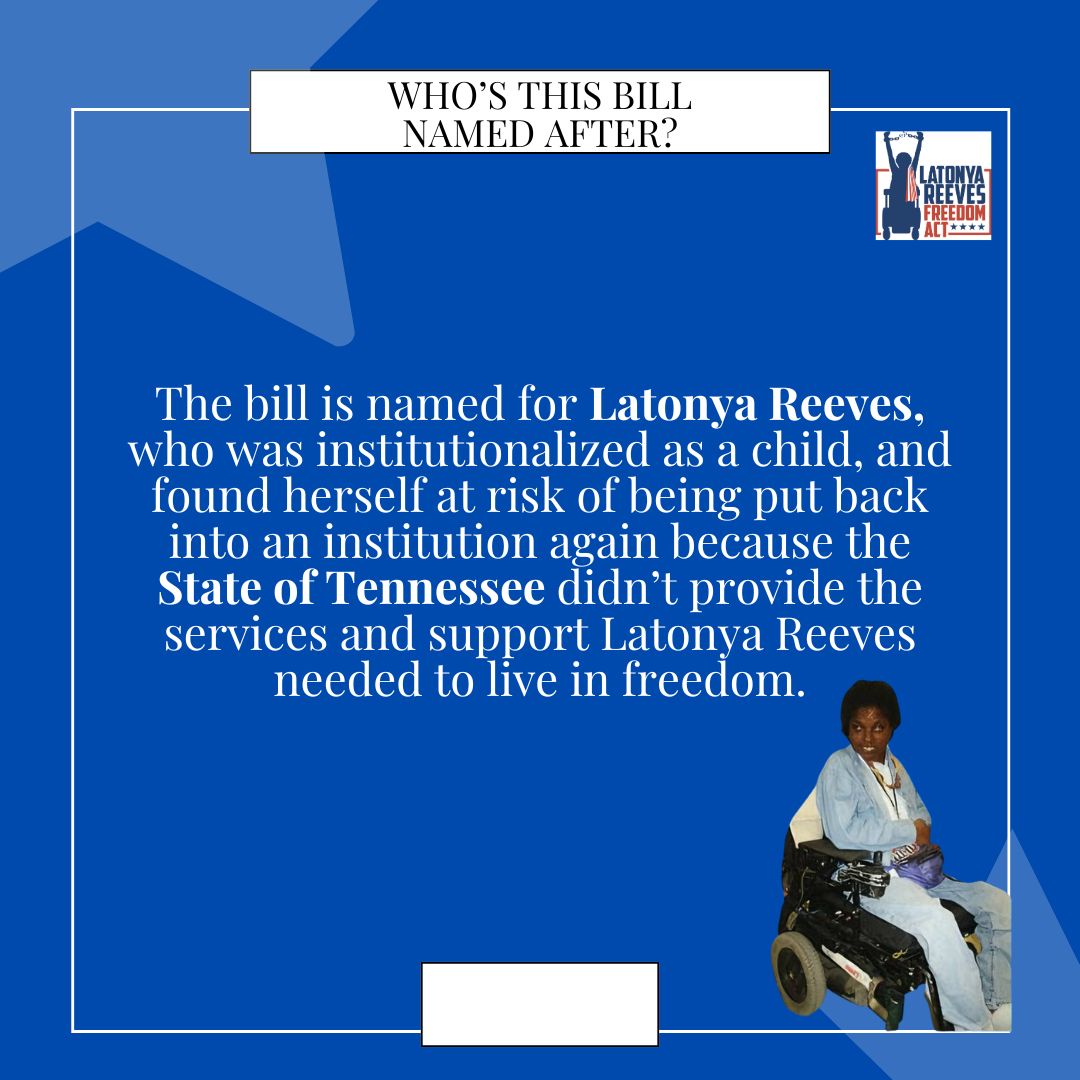 CDRNYS's tweet image. Today, lets take a moment to recognize the importance of the Latonya Reeves Freedom Act, a bipartisan bill addressing the injustice of Disabled people being forced into institutions. Learn more: latonyareevesfreedomact.org
#LatonyaReevesFreedomAct #DisabilityRights #IndependentLiving