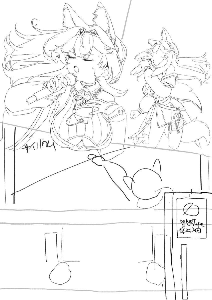 skeb途中経過 やはりVの者は装飾がめっちゃ多くて大変や 