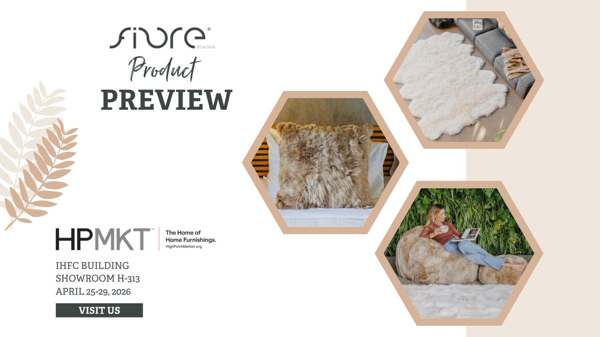 fibrebyauskinus's tweet image. Starting April 25th, you can find Fibre by Auskin at the High Point Market in High Point, NC. The show runs April 25 - 29, 2026. #fibrebyauskin #natural #fibre #home #decor #design #mondaymotivation #hpmkt