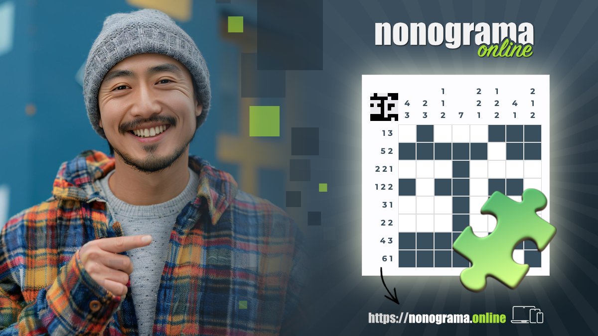 NonogramaOnline's tweet image. Sumérgete en el mundo de los nonogramas y relájate con este maravilloso puzzle japonés 🧠 ¡Descubre el #NonogramaDelDia y engánchate! 

🧩 nonograma.online

#Nonograma #Puzzle #Picross #Rompecabezas #RetoVisual #JuegosLógica #NonogramaOnline