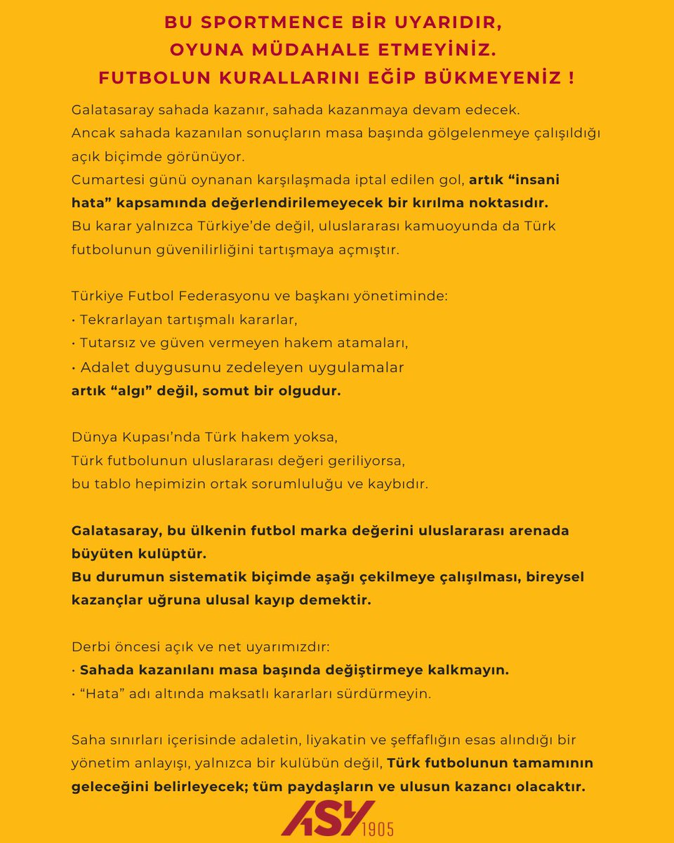 ASY1905Dernegi's tweet photo. Bu sportmence bir uyarıdır, oyuna müdahale etmeyiniz.
Futbolun kurallarını eğip bükmeyeniz ! https://t.co/zGBb0rGb3P