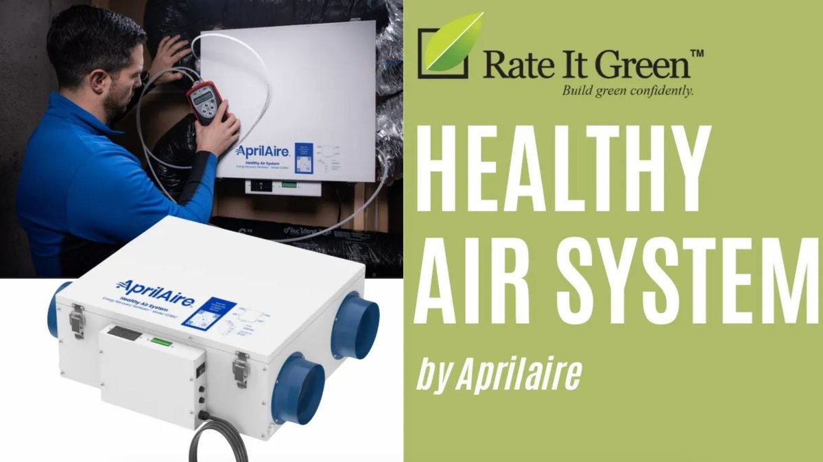 CAGreenbuilding's tweet image. ERVs have come a long way in recent years. Aprilaire’s Joseph Hillenmeyer and Matt Hoots of Sawhorse Inc. recently discussed new features &amp;amp; #energyefficiency gains for @Aprilaire’s V22BEC ERV. buff.ly/mrnvOh7 #ERVs #energyefficiency #energy #HVAC #health #greenbuilding