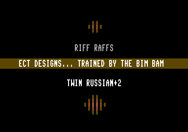 CracktroBot's tweet image. Xploit (1992) - Crack: Tristar &amp;amp; Red Sector Inc. (TRSi) - Trainer (+4): The Thrill Kill Kult (TKK) - #Amiga
Circus Charlie (1984) - Crack: WGO - #Commodore64
Twin Russian (1994) - Crack: Riff Raffs (RR) - #Commodore64
Star-Lifter (1987) - Crack: Decibels (DEC) - #Commodore64