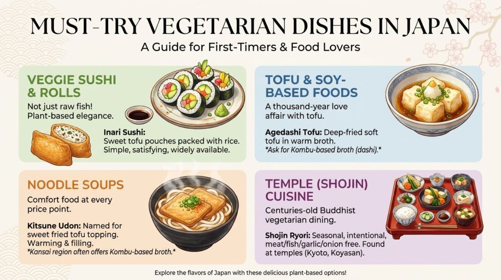 FoodinJ's tweet image. Japanese food isn’t just sushi and meat.

From tofu dishes to temple cuisine, Japan has a rich world of vegetarian food built on simplicity, seasonality, and deep umami.

Discover more:
buff.ly/aHLeJGk

#JapaneseFood #Vegetarian #Vegan #FoodCulture #JapanTravel