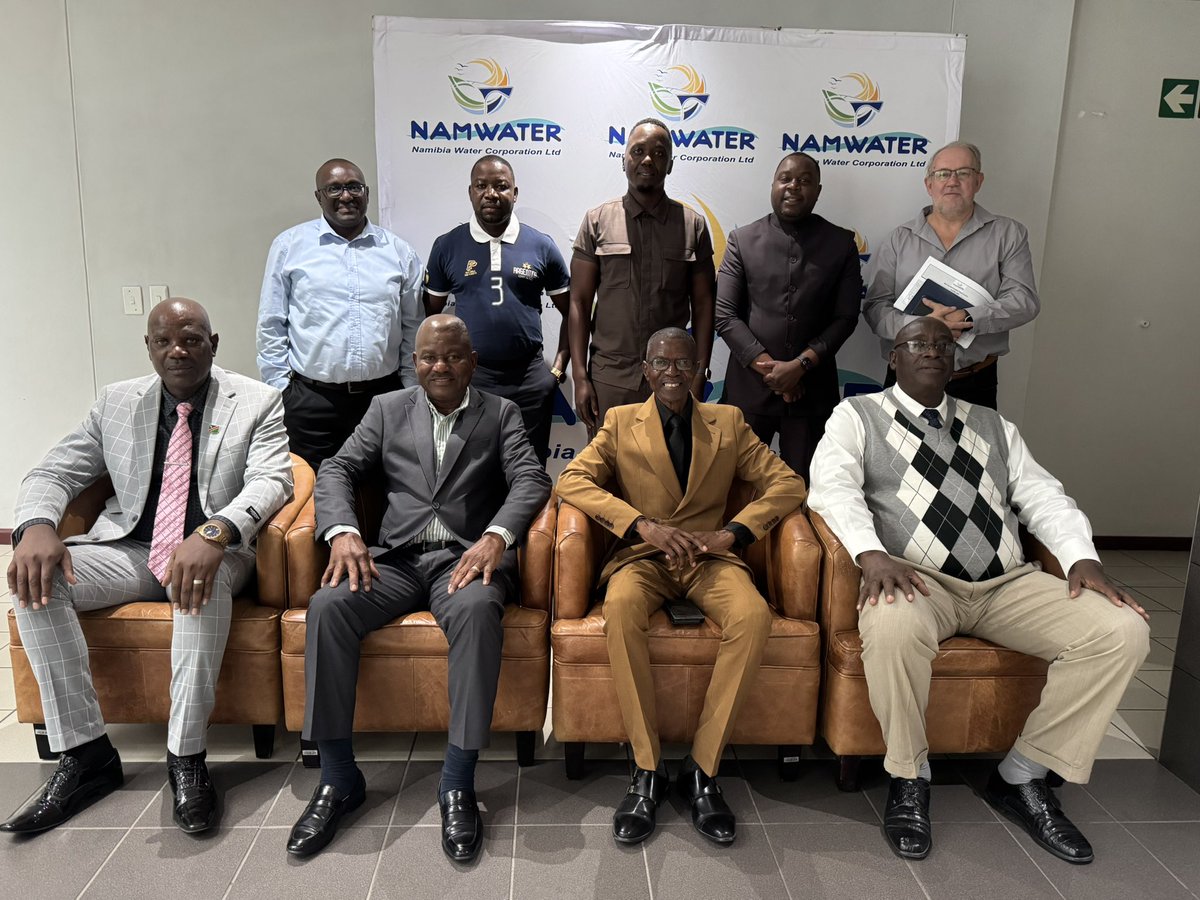 On 16 April 2026, NamWater hosted Rundu Town Council, led by Mayor Hon. Andreas Jikerwa, Hon. Joseph Kamakende &amp; CEO Olavi Nathanael to discuss water supply, debt, projects &amp; long-term solutions for Rundu. 💧