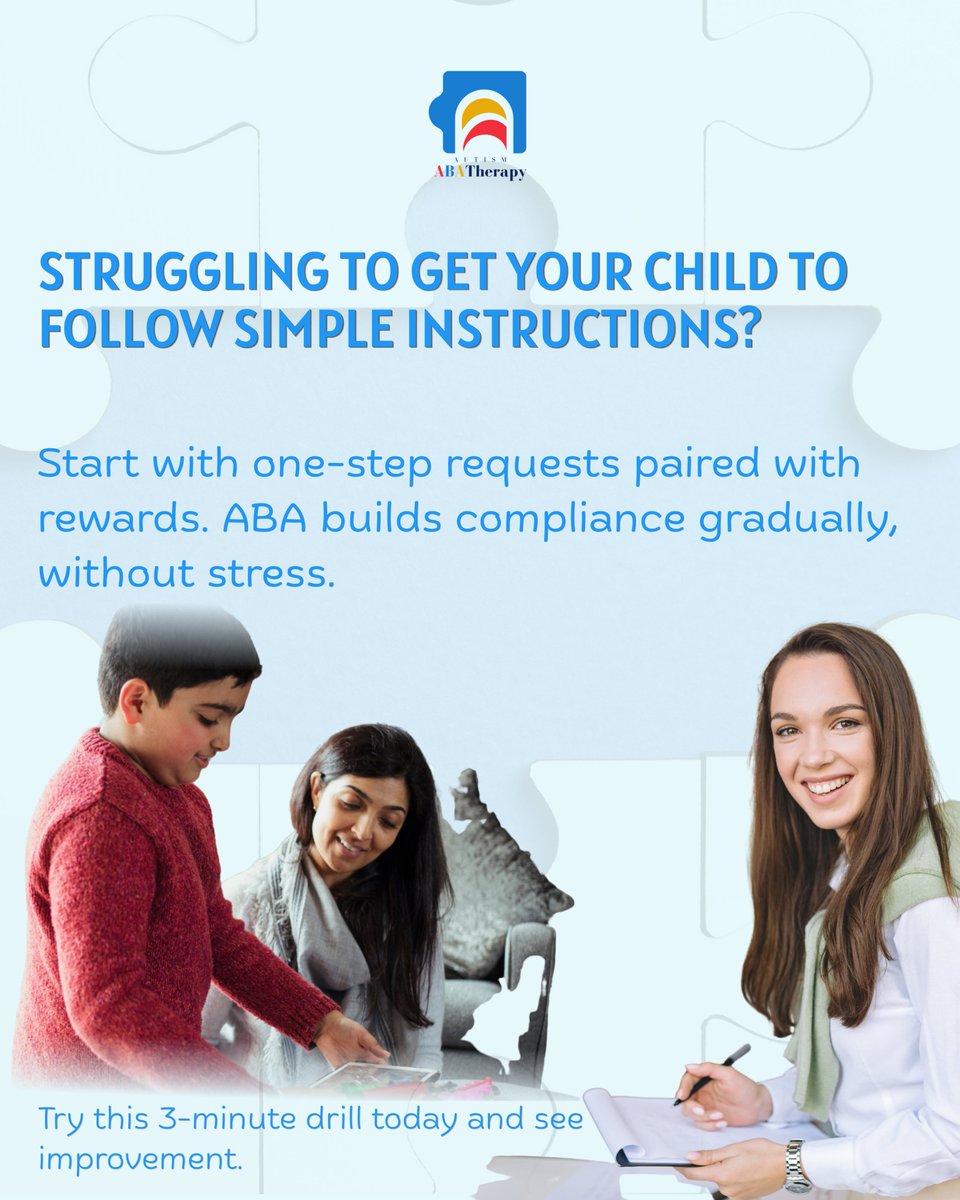 AATherapy8's tweet image. Worried you’re not doing enough? 💔
You’re not alone. ABA therapy partners with families to create practical, everyday strategies that actually work.
Grab your free daily strategy checklist for families today
#AutismSupport #ABAStrategies #ParentHelp #FamilySupport #AutismParent