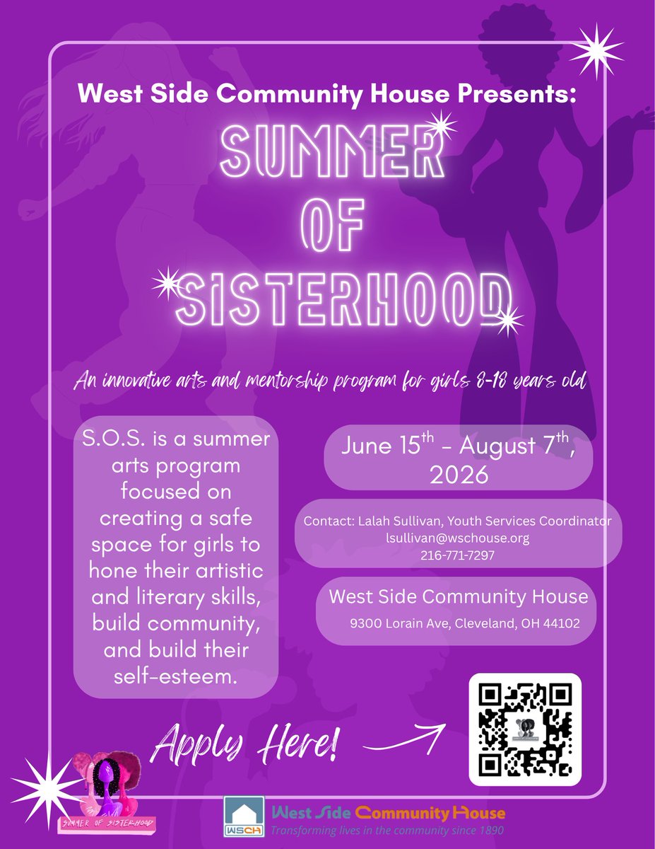 TheWSCH's tweet photo. 🚨Attention Cleveland🚨
✨Summer of Sisterhood✨ is on its way! Scan the QR code or click the link to sign up today! https://t.co/EEZ3KBK4WV
DMs are open for any questions! https://t.co/cPJovG8R2S