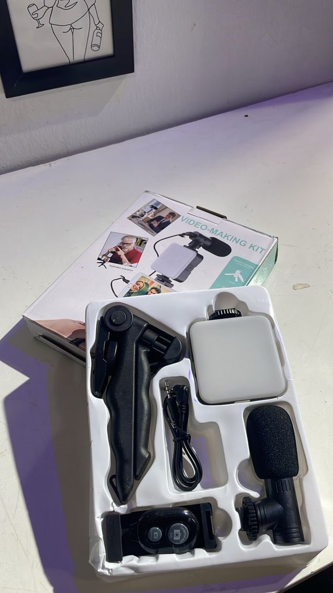 New arrivals: Bathroom rack- 13k
Mini printer- 23k
Fur duvet with bedspread &amp; pillow cases- 54k
Video making kit- 16k
More in comments ⬇️

Please reshare😌