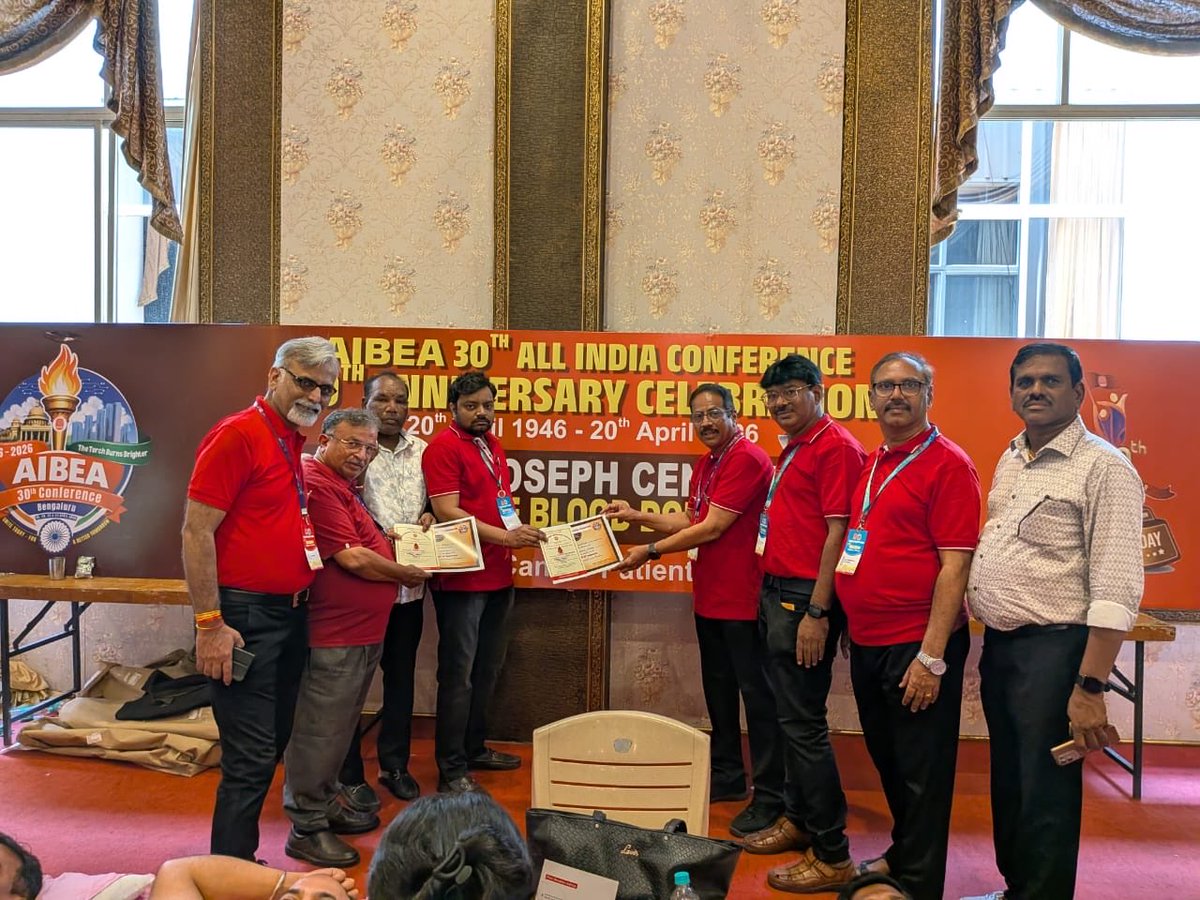 dp4696's tweet photo. Blood Donation at AIBEA Conference Bangalore 
#AIBEA 
#AIBEAconference 
#30thconferenceAIBEA 
#Bengaluru https://t.co/K0Eyup5TKl