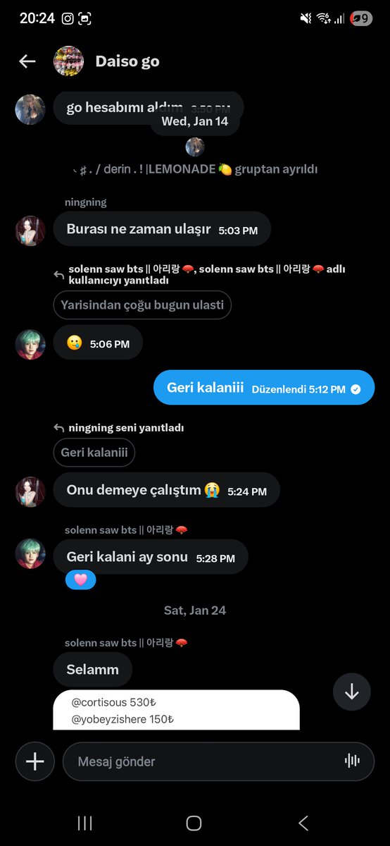 skz143iloveyouu's tweet photo. IFSA!! @/solennsh  @collectorifsa @collectorifsaa 
Öncelikle her şey 6 ocakta açtığı daiso go ile basladi go icin bir haftada trde denildi ancak sonradan ürünlerin sadece bir kısmının trye ulastigi öğrenildi ondan sonra kalini icin ocak sonu denildi ancak ocak sonuda ulasmadigi + https://t.co/LjMatx5LxV