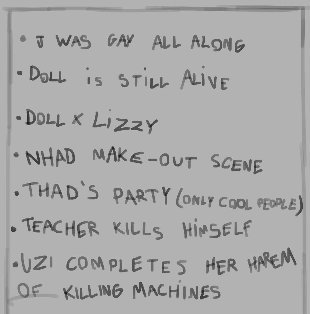 Gus_Art_'s tweet photo. Here are my goated ideas for a Murder Drones season 2 !!!
#mdtwt #MurderDrones #Bloodypink #Nhad https://t.co/z2LhLJ1sZZ