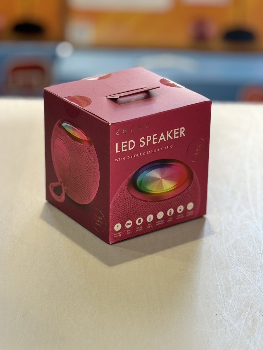 Found what I thought was a Maroon Apple HomePod Mini in the local pound shop.

Close,  but no cigar. 😊