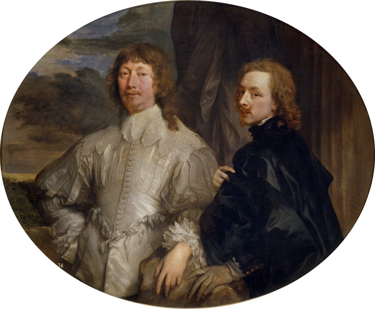 roberto00974930's tweet photo. El retrato barroco en Van Dyck: pintor de la aristocracia,de la artificiosidad elegante,de la calidad en indumentarias y su color,de figuras alargadas y afeminizadas,de manos puntiagudas,caídas y delgadas. Gracia y delicadeza que anticipa el Rococó...

#historia #arte #pintura https://t.co/vycpXXGAPJ
