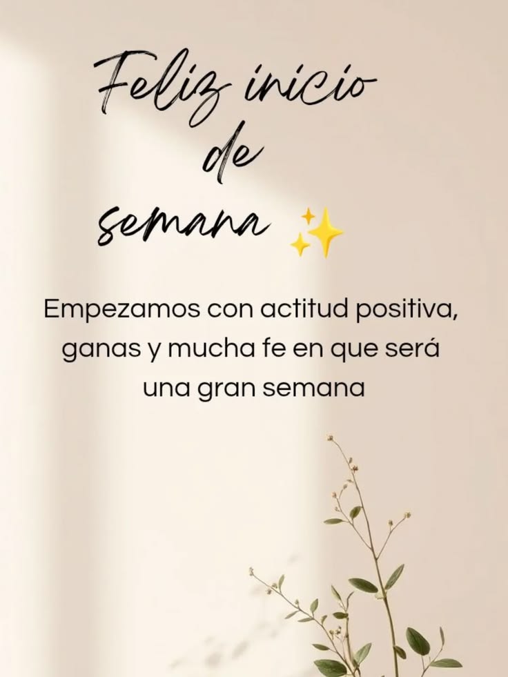 ✨ Nueva semana, nueva oportunidad de empezar distinto.
Con más calma, más conciencia, más amor propio 🤍
💬 ¿Con qué intención empiezas esta semana?
#NuevaSemana #AmorPropio #SanaciónEmocional