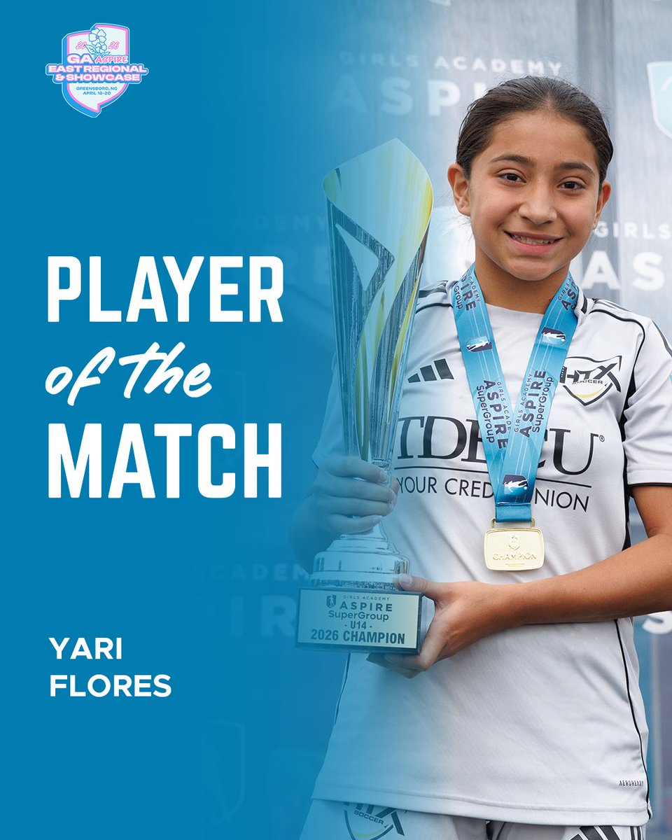 Our U14 Championship Player of the Match 🙌