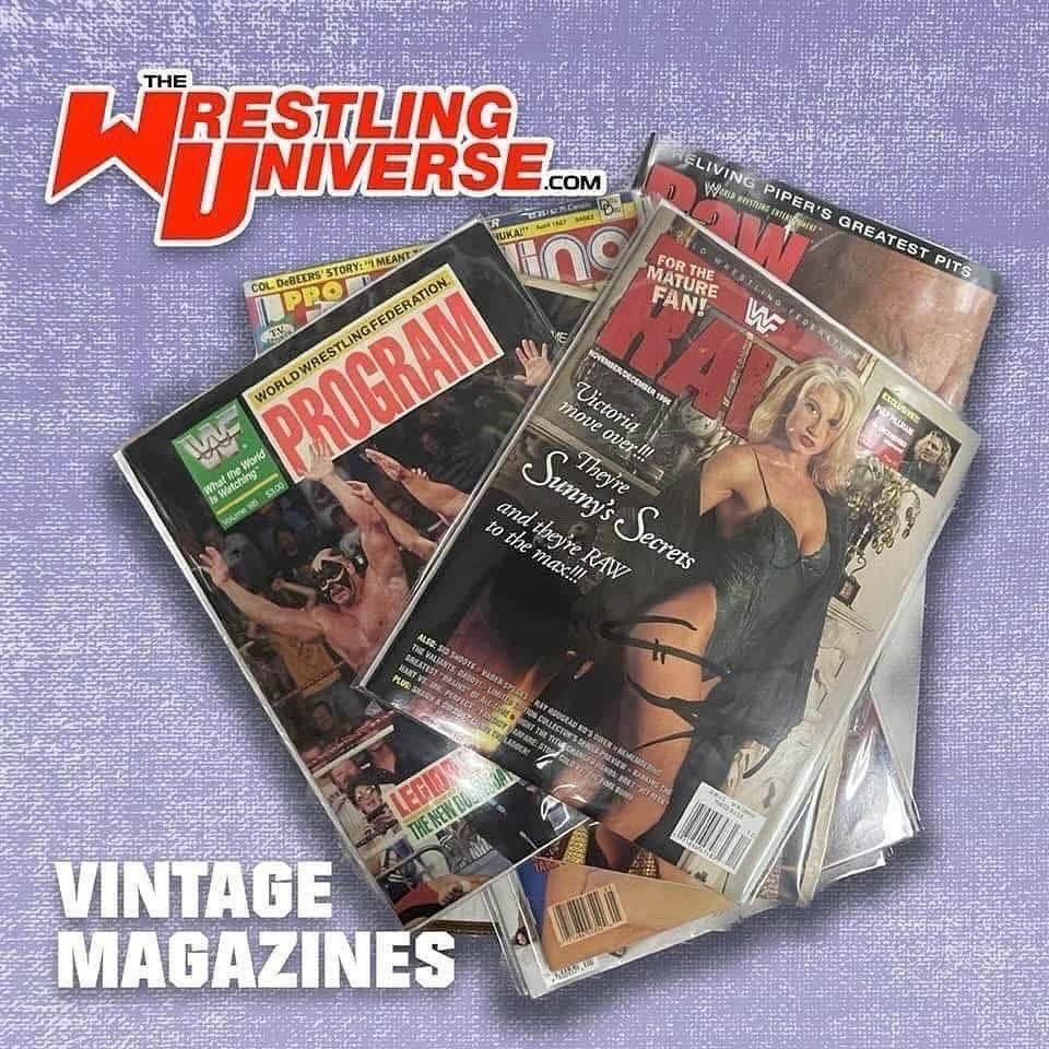TheWrestlingUni's tweet image. Tons of #Wrestling Magazines Available on our Website at TheWrestlingUniverse.com

#wwe #magazines #wrestlingmagazines #wrestlemania