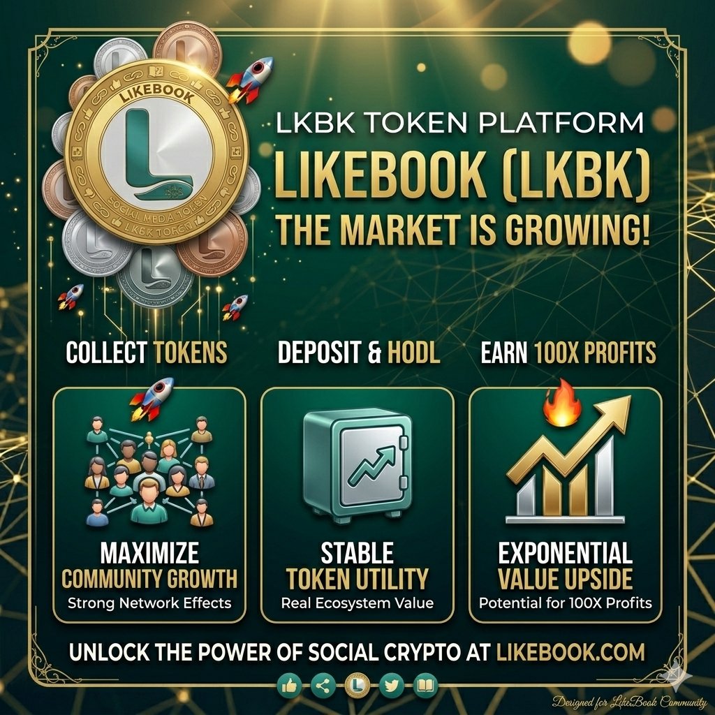 likebookbd's tweet photo. Now is your golden opportunity to stack tokens 🚀
LikeBook (LKBK) is gaining momentum — its market cap is on the rise. 📈🔥
#likebook #LKBK #coin https://t.co/QVegil2A6W