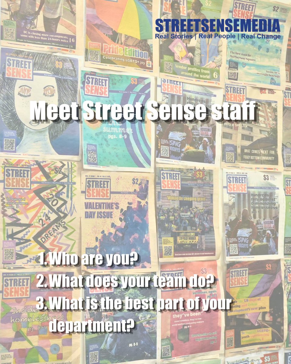 Street Sense Media tweet media
