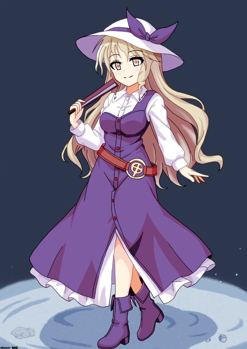 mist9801KM's tweet image. 目標より遅れましたが、豊姫初描き出来ました
#東方Project