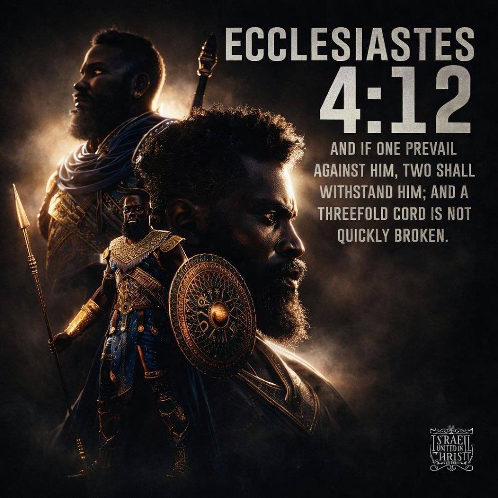 Iuicqueenscamp's tweet image. Ecclesiastes 4:12 And if one prevail against him, two shall withstand him; and a threefold cord is not quickly broken.

#DailyBread #BibleVisuals #Bible #Scriptures #IUIC #Israelites