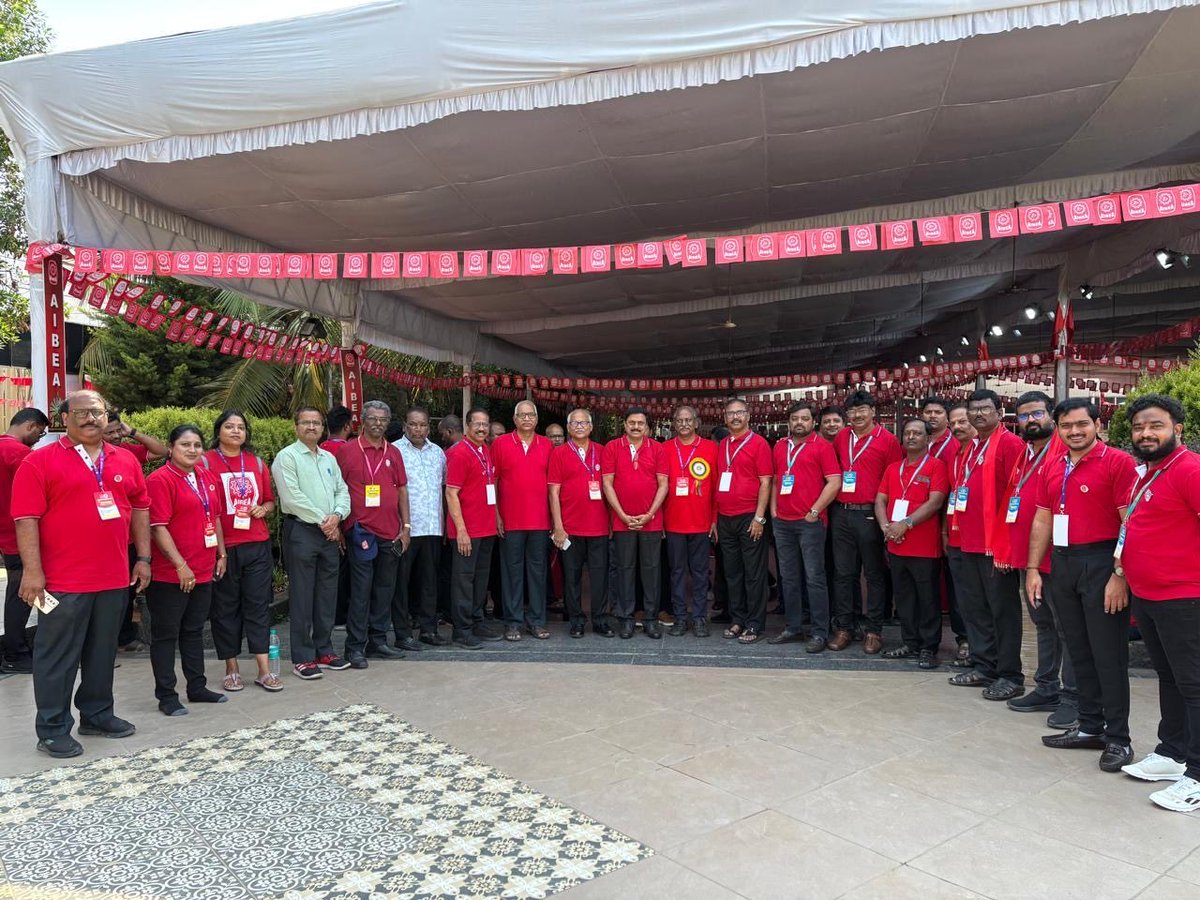 dp4696's tweet photo. Second Day of AIBEA Conference at Bangalore 
#Bengaluru 
#30thconferenceAIBEA #AIBEAconference 
#AIBEA https://t.co/1NLeJbMtZ8