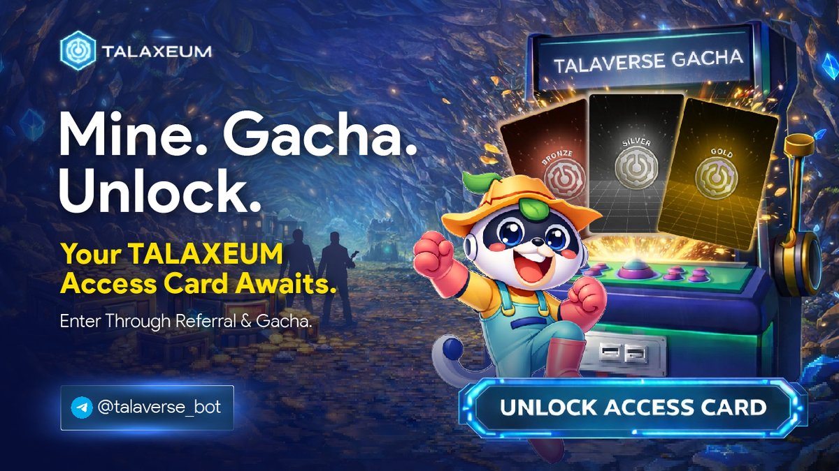 AirdropDet's tweet image. 🔍  Talaverse (Early Access) #Airdrop

🏆 Airdrop Pool: $26,000 worth of Access Card (70.7 Million XTALAX)

🔴  Start the airdrop app, connect your wallet and do the tasks: t.me/talaverse_bot

🔘 Details: t.me/AirdropDetecti…

#Airdrops #BTC #Talaverse #XTALAX #AirdropDet