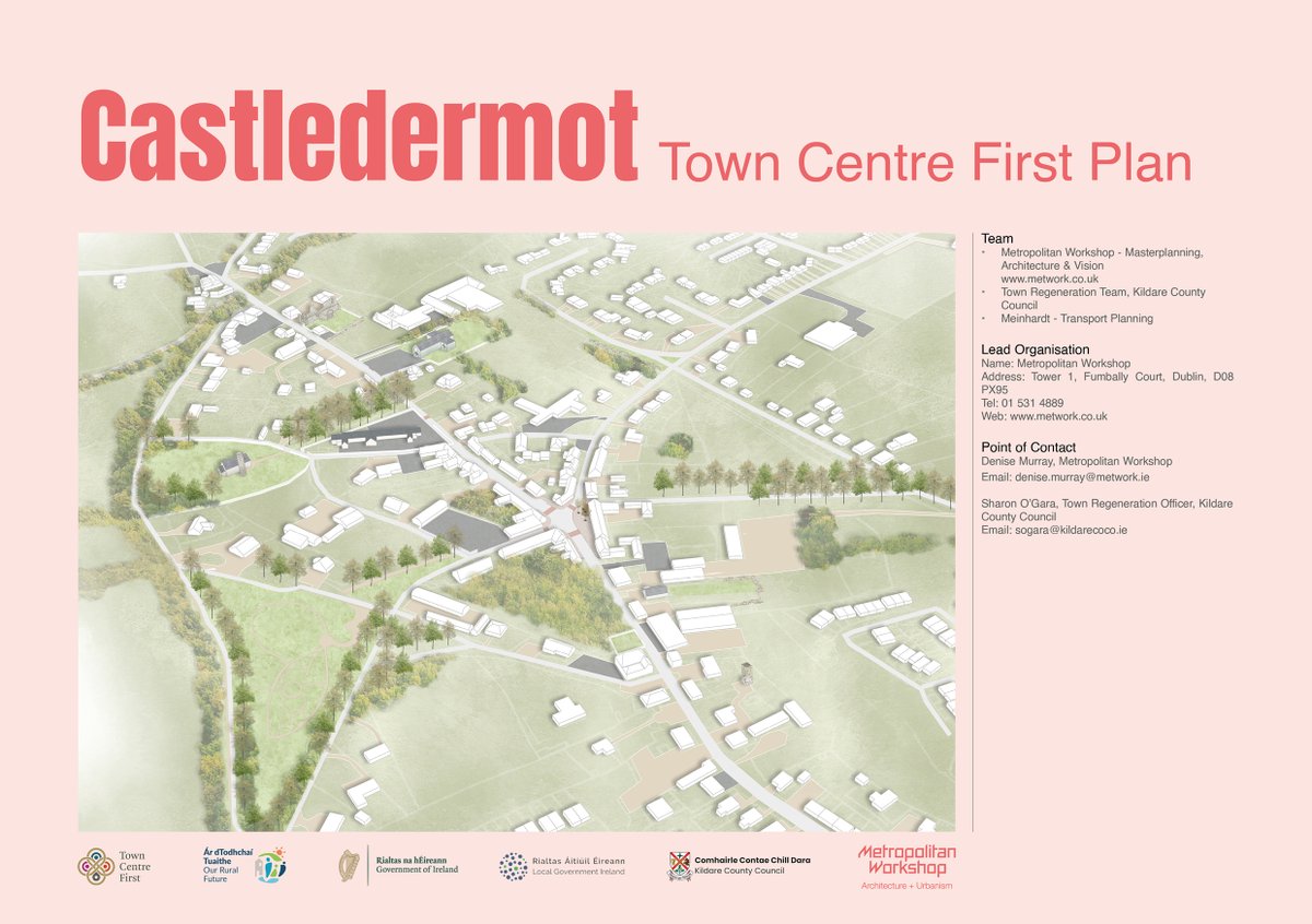 KildareCoCo's tweet image. The Castledermot TCF Plan is a community-led plan that sets out a clear vision and practical actions to revitalize Castledermot’s town centre.

To view the Castledermot TCF plan: kildarecoco.ie/AllServices/Ho…

#Kildare #YourCouncil #Castledermot #TownCentreFirst