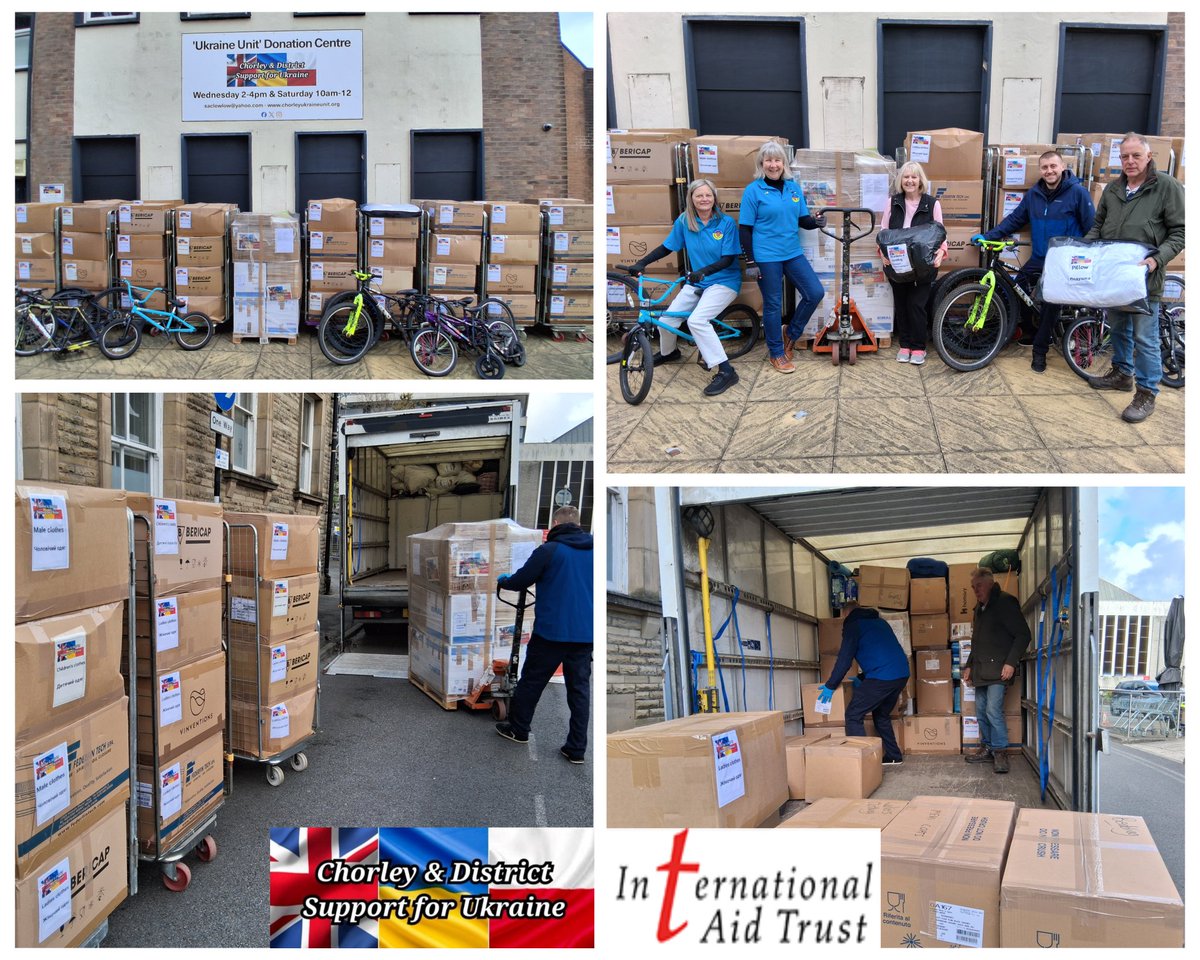 ChorleyUkraine's tweet image. We had another very busy session at the 'Ukraine Unit' donation centre in #Chorley last Saturday and sent another van load of donations to our friends at International Aid Trust. Please keep the donations coming.
chorleyukraineunit.org
🇬🇧🤝🇺🇦
#ukraineunit #Lancashire #ukraine