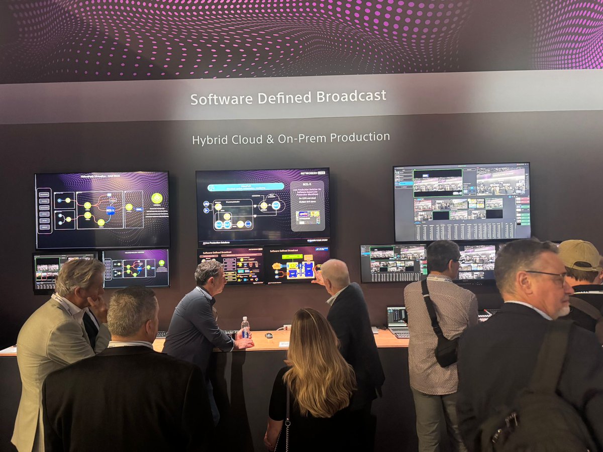 nevioncorp's tweet photo. First day of #NABShow was a success! 🥳
 
Yesterday, our new software-based media platform, MOXELA, officially made its debut. 

Today, Nevion architects are back, showing the latest across Networked Live on Sony booth C8401.

We hope to meet you there! https://t.co/tlnmYjssgj