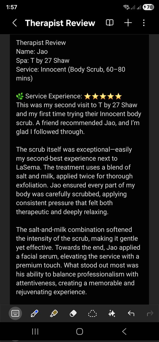 Henrix18c2's tweet photo. Therapist Review
Name: Jao
Spa: T by 27Shaw
Service/s: Innocent

Disclaimer: Take the review with a grain of salt. Experience varies per client. https://t.co/sEcZRvubJH
