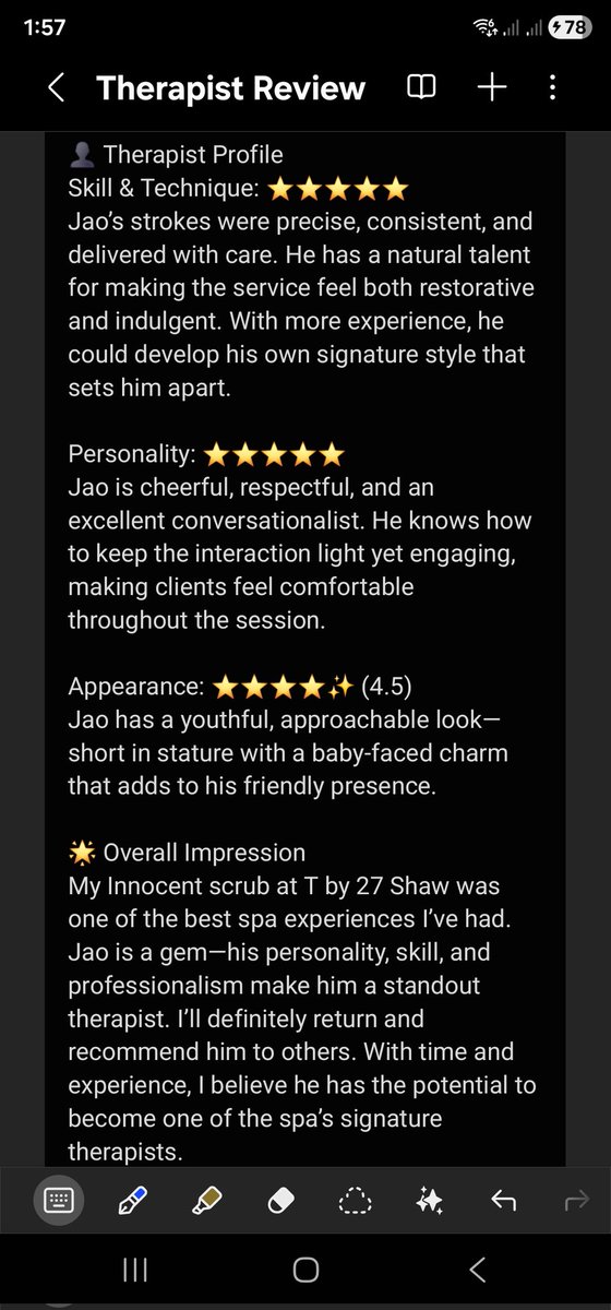 Henrix18c2's tweet photo. Therapist Review
Name: Jao
Spa: T by 27Shaw
Service/s: Innocent

Disclaimer: Take the review with a grain of salt. Experience varies per client. https://t.co/sEcZRvubJH