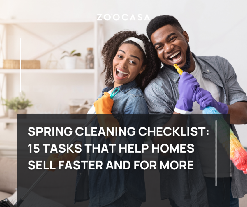 zoocasa's tweet photo. 🌷 Get your home market-ready this spring!

Our checklist shows how simple cleaning and decluttering can boost curb appeal and value 🏡.

A spotless home can mean faster offers and higher selling prices! 
https://t.co/TzWP2wt7ss https://t.co/BRehqfJPph