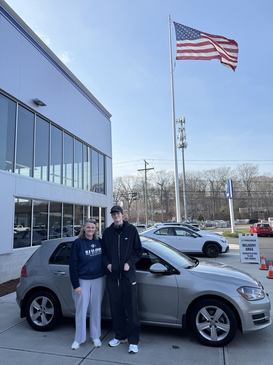 PremierSubaru's tweet photo. 🎉 Big congratulations to our customer , Myles , on his Certified Pre-Owned 2017 VW Golf! 🚗

At #PremierSubaru, we offer more than just new Subarus — shop a huge selection of #CertifiedPreOwned ,budget-friendly vehicles, and #specialsavings on models for every lifestyle. https://t.co/f9qU9UZihT