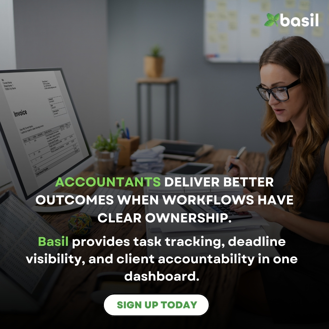 coraltreetech's tweet image. High-performing accountants use powerful accounting software to assign tasks, track deadlines, and keep every client accountable—so nothing falls through the cracks.

Try Basil: hubs.li/Q04cN5yV0

#Accountants #AccountingSoftware #CPA #Bookkeepers #WorkflowManagement
