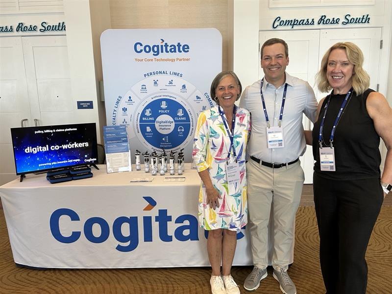 CogitateTech's tweet photo. Team Cogitate has landed at AAIS (American Association of Insurance Services) Main Event and already reunited with our friends from Property Guardian and GhostDraft!
#insurtech #cogitate #ai #insurancetechnology https://t.co/qT43nizHKV